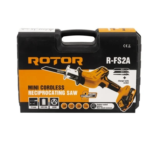 Mini fierastrau sabie PROFESIONAL ROTOR R-FS2A 20V Brushless
