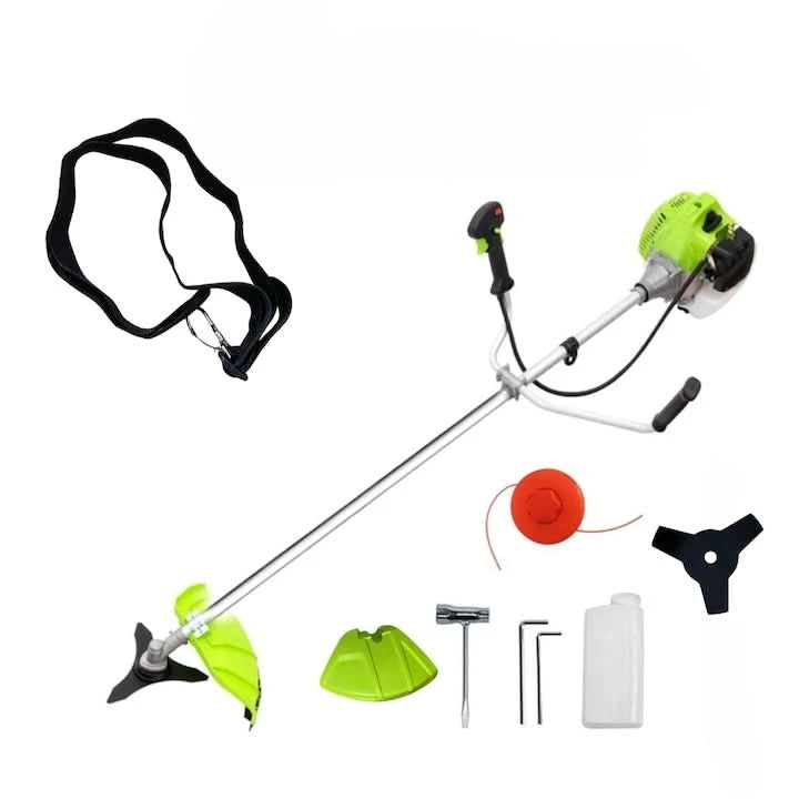 Motocoasa benzina Craft-Tec X5600, 7.6 CP, 5.6 kW, 2 timpi, tambur fir, disc metal 3 lame, banda sustinere tip centura