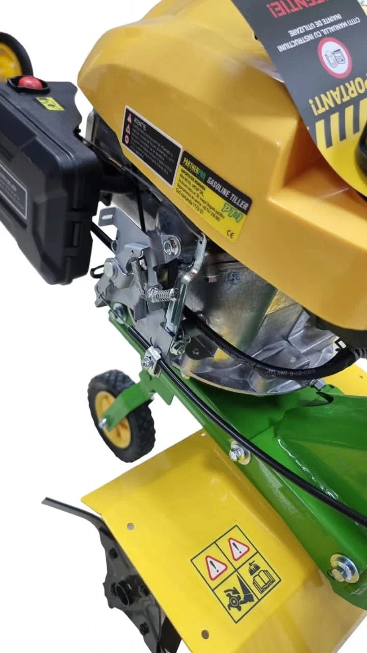 Motocultor pe Benzină 4 CP, 4 Timpi, PartnerPro PT1 – Performanță și Eficiență pentru Lucrări Agricole