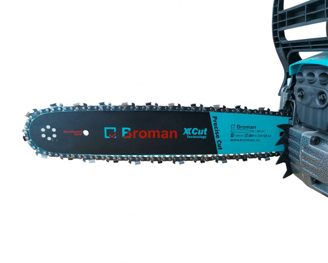 Drujba Broman, 5800W, 7.9 CP, Lamă 38 cm – Performanta Premium cu Sistem Easy Start