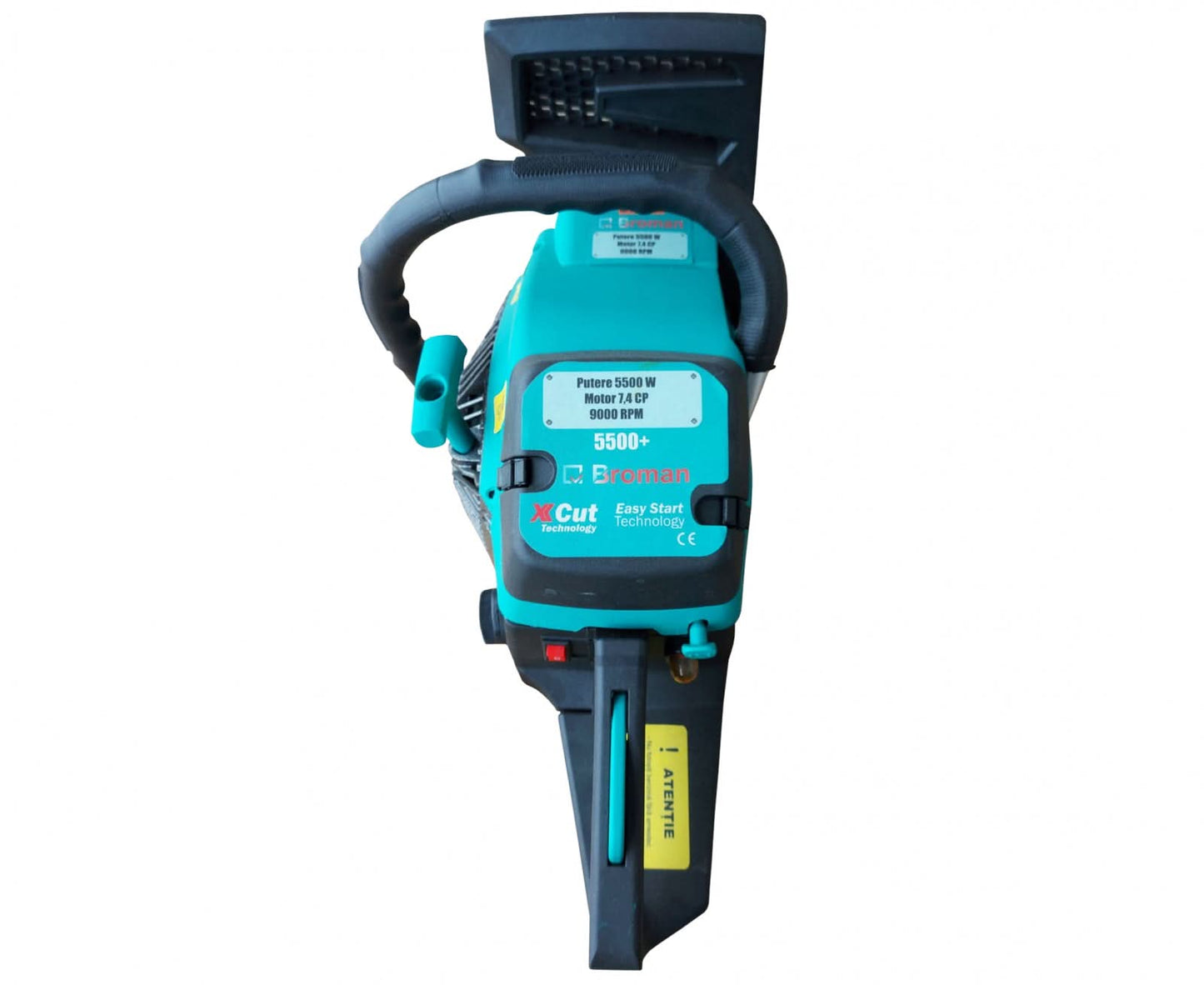 Drujba Broman 5500W, 7.4 CP, Lamă 38 cm Performanta Durabila cu Sistem Easy Start