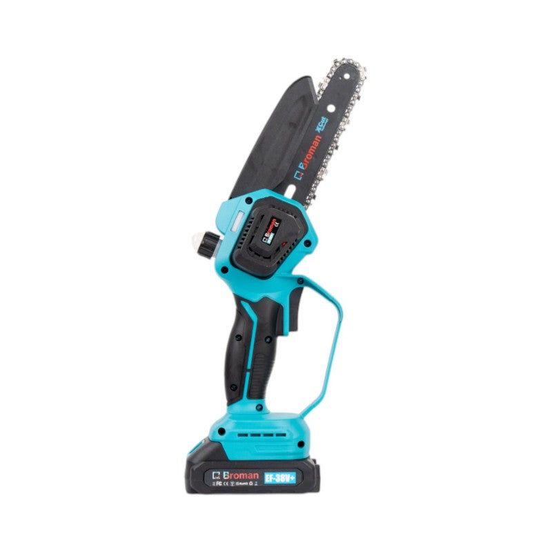 Fierastrau Electric cu Acumulator Broman EF-38V+ | 2x38V | Lama 16cm | 4h Autonomie | Ungere Lant
