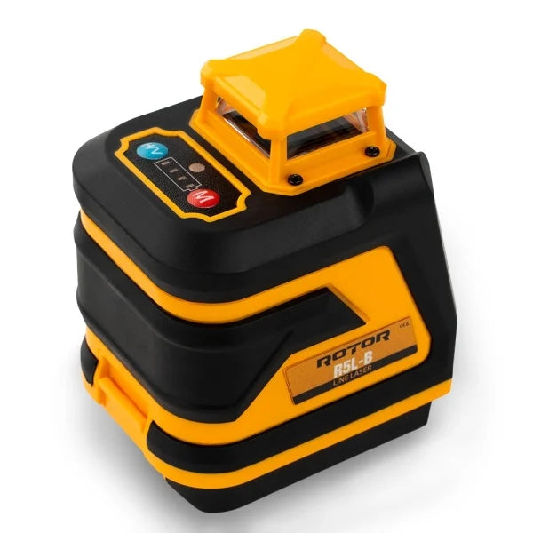 Nivela laser PROFESIONALA ROTOR R5L-B 5 raze 515 nm ±0.6 mm/m
