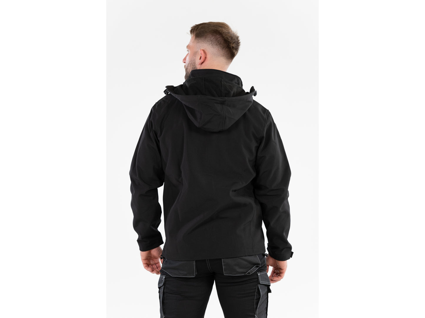 JACHETĂ CU GLUGĂ, SOFTSHELL, XXL