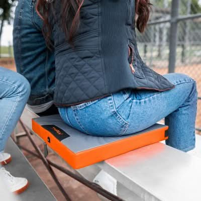 Perna incalzita pentru scaun cu acumulator 10000 mAh – 3 trepte temperatura, portabila THA-BOD-0015-G