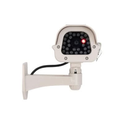 Camera Falsa Supraveghere cu Alimentare Solara, LED Intermitent, pentru Exterior, IP44, HSK 130