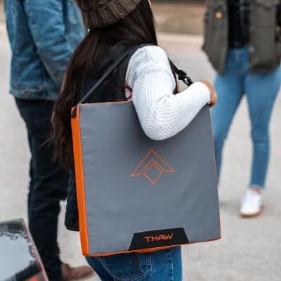 Perna incalzita pentru scaun cu acumulator 10000 mAh – 3 trepte temperatura, portabila THA-BOD-0015-G