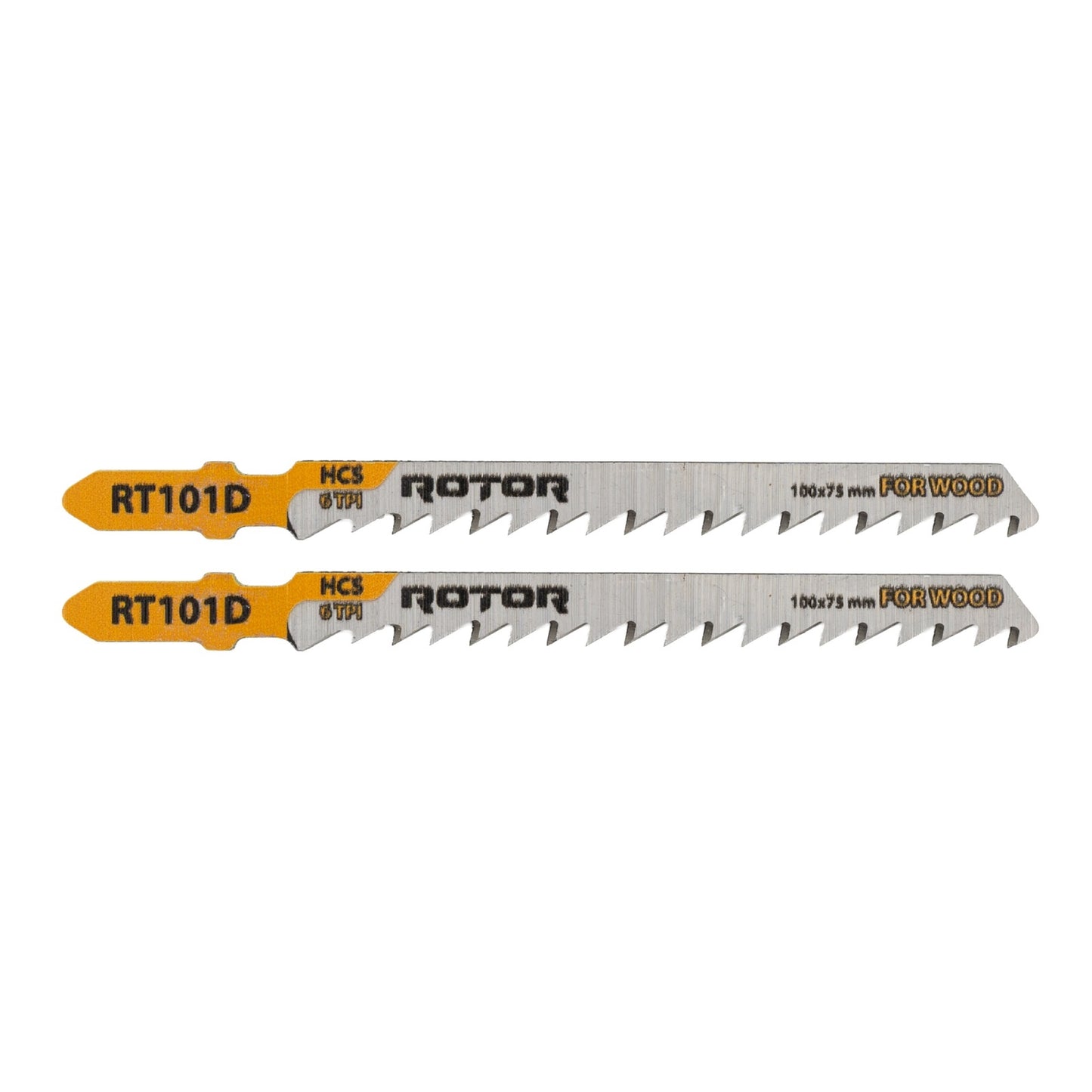 Panza fierastrau pendular pentru lemn, 100x75 mm Set 2 buc ROTOR RT101D
