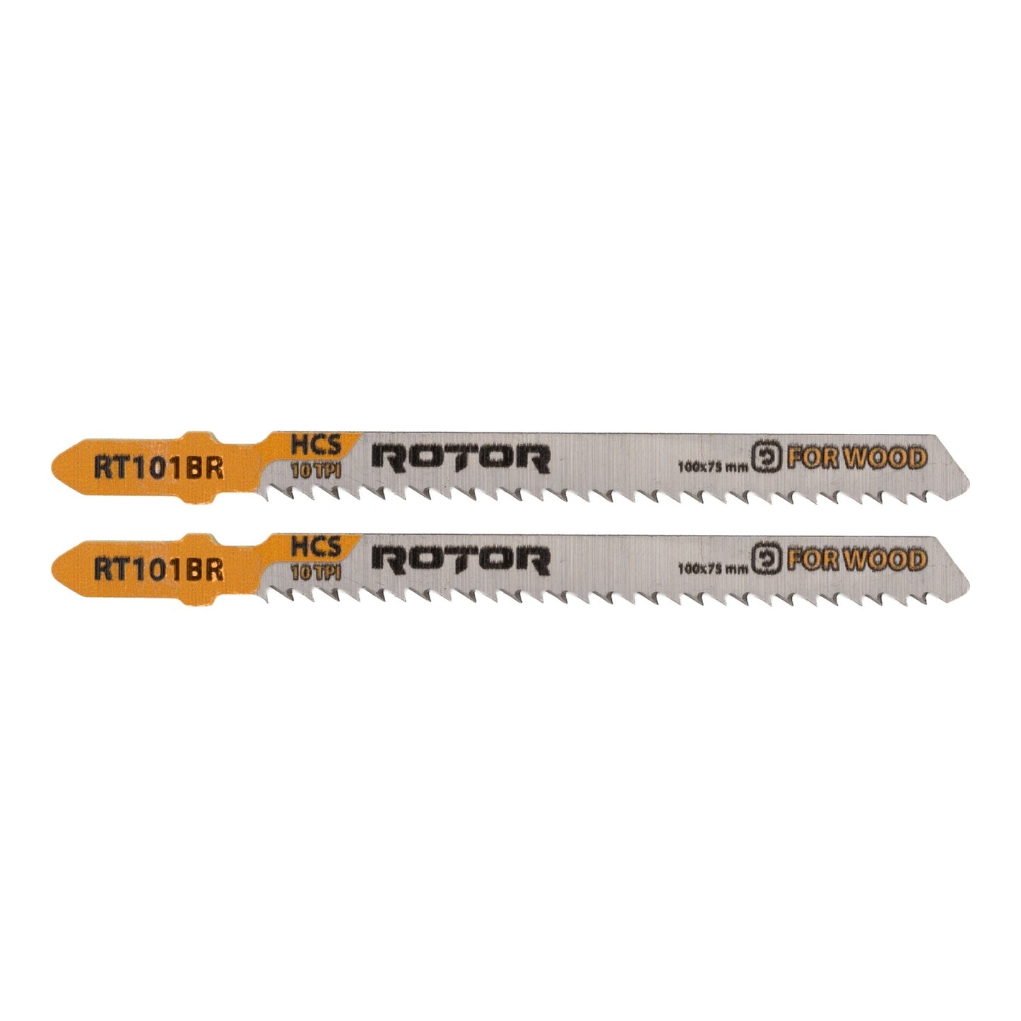 Panza fierastrau pendular pentru lemn, 100x75 mm Set 2 buc ROTOR RT101BR