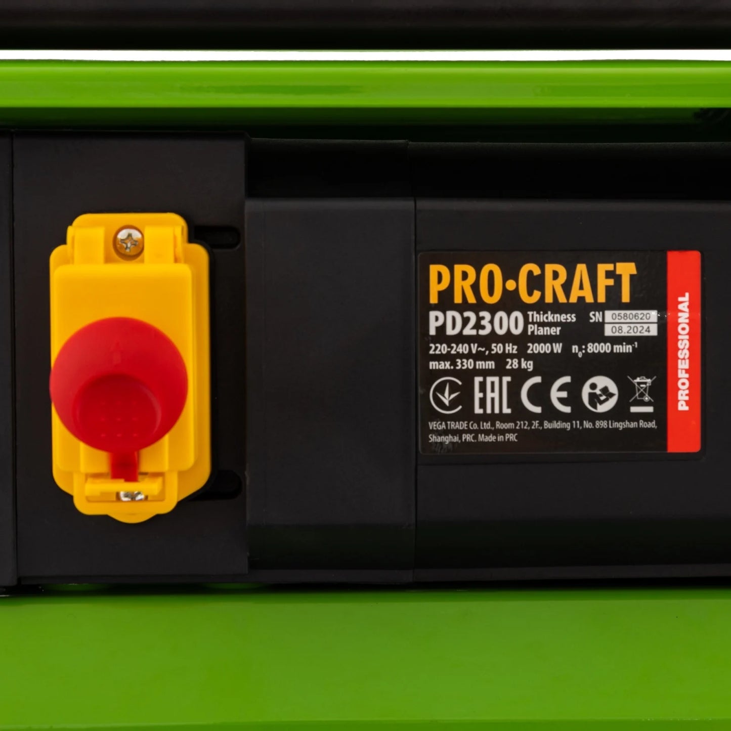 Rindea Procraft PD2300, 2000W, 330mm, 8000 RPM, abric electric pentru lemn