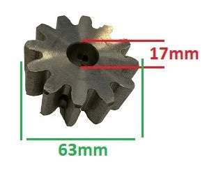 Pinion betoniera Limex 12 dinti 12