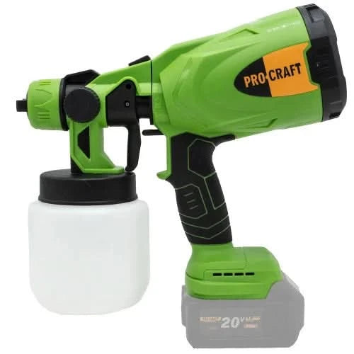 Pistol de vopsit PROCRAFT PSE20, 800W, 20V, debit 160ml/min, fara acumulator