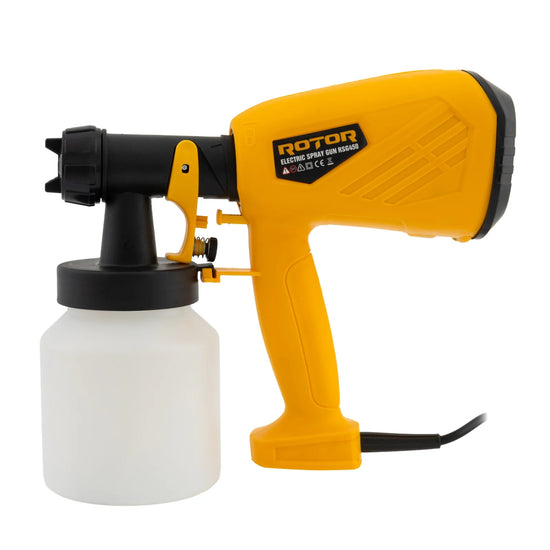 Pistol de vopsit ROTOR RSG450, 450W, 650 ml/min, rezervor 800 ml, duza 2.5 mm