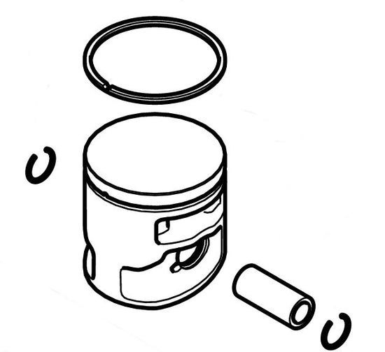 Piston complet Stihl MS212 40,5 mm Golf