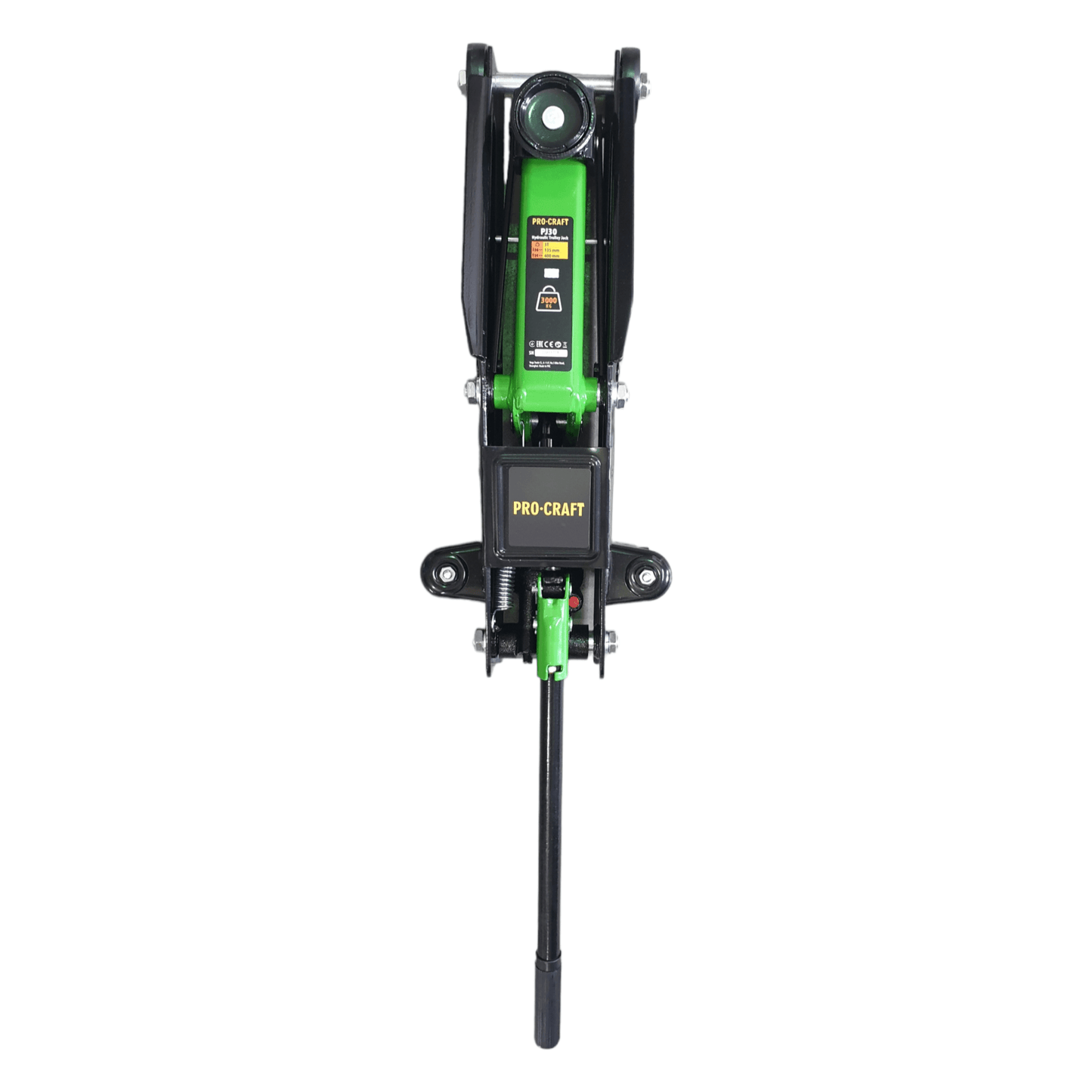 Cric hidraulic de carucior PROCRAFT PJ30, greutate suportata 3 tone, inaltime maxima 340 mm - ZEP.RO - Ți-e la îndemână!