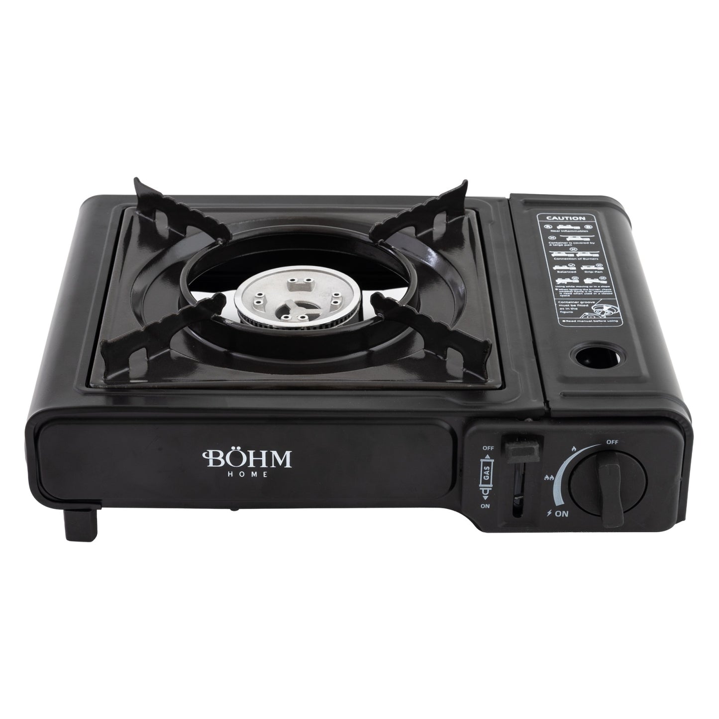 Plita Gaz Camping Bohm BG-K-001+L, GPL, 2.3kW, racord metalic inclus - detaliu 2
