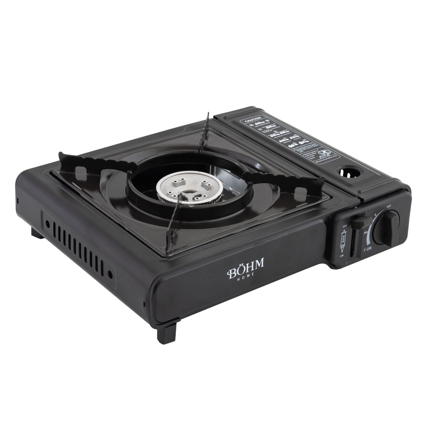 Plita Gaz Camping Bohm BG-K-001+L, GPL, 2.3kW, racord metalic inclus - detaliu 4