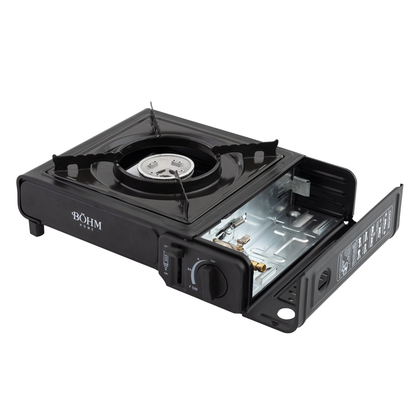 Plita Gaz Camping Bohm BG-K-001+L, GPL, 2.3kW, racord metalic inclus - detaliu 5