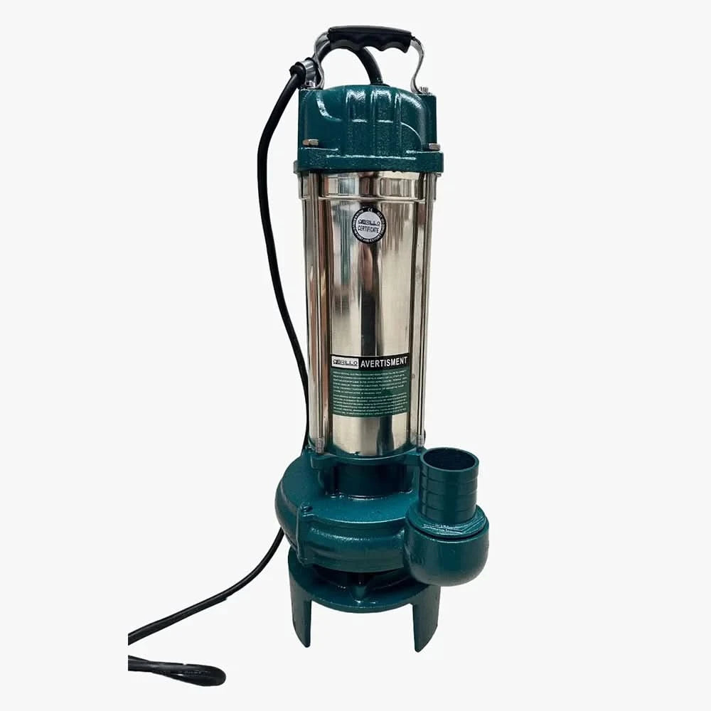 Pompa apa murdara Profesionala Brillo 4000W, refulare 30m, debit 25000L/h, racord 2", corp fonta, cablu 10m