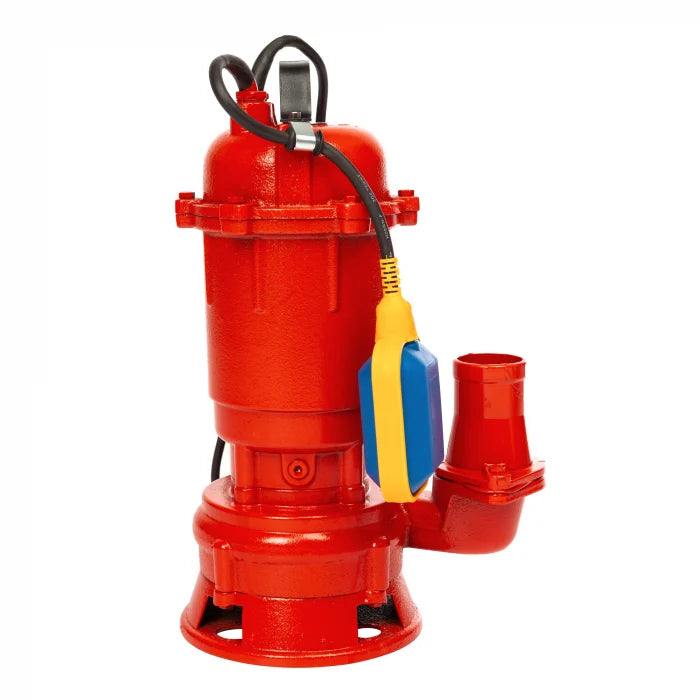 Pompa apa murdara cu tocator, Heber® WQCD10-8-0.75F, 750W, debit 10000l/h, H refulare 10m, submersibila