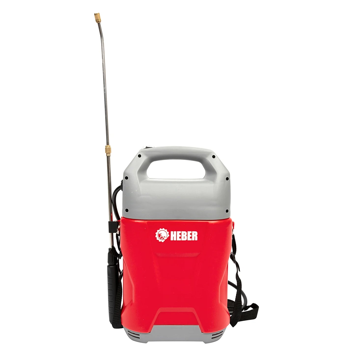 Pompa stropit electrica Heber 5L, acumulator Li-Ion, lance inox, duza bronz, pulverizare cu presiune reglabila