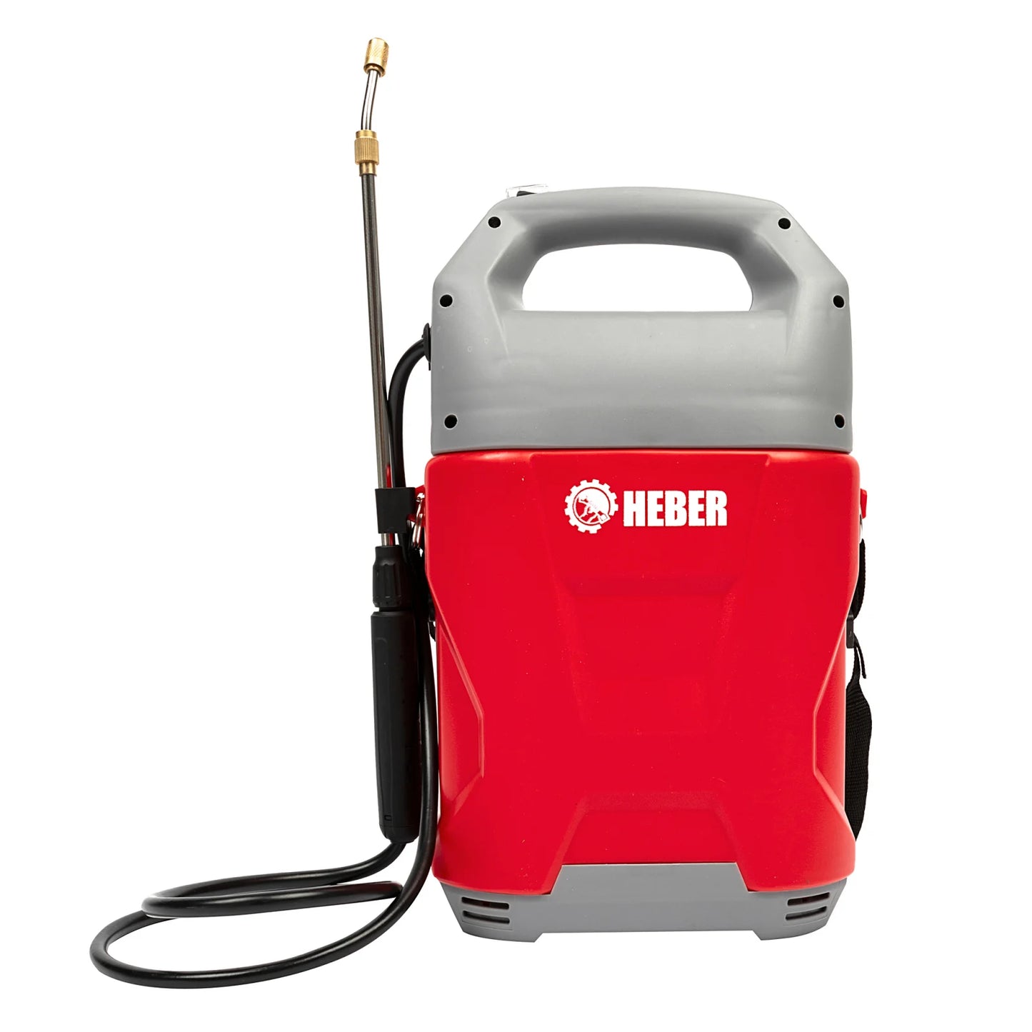 Pompa stropit electrica Heber 5L, acumulator Li-Ion, lance inox, duza bronz, pulverizare cu presiune reglabila