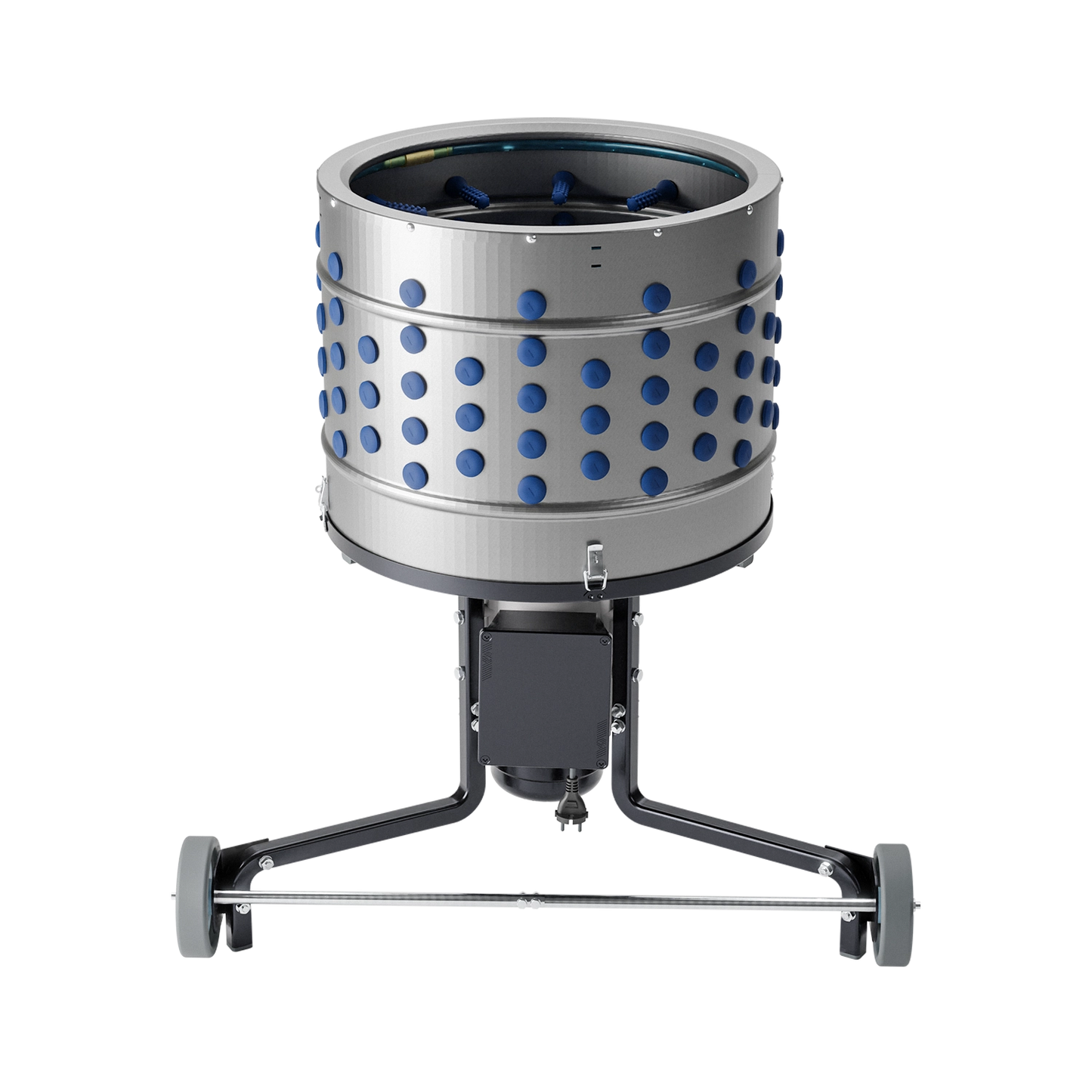 Deplumator pasari ZEP EU PRO C, 1500W, diametru 50 cm, 164 degete cauciuc, inox