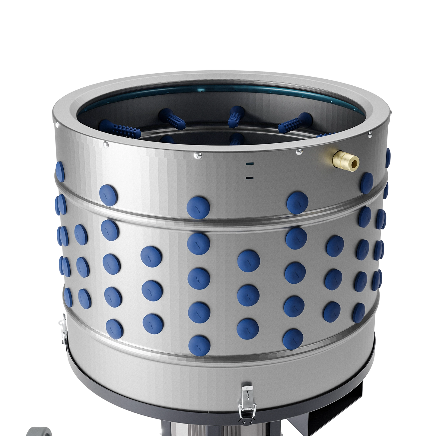 Deplumator pasari ZEP EU PRO C, 1500W, diametru 50 cm, 164 degete cauciuc, inox