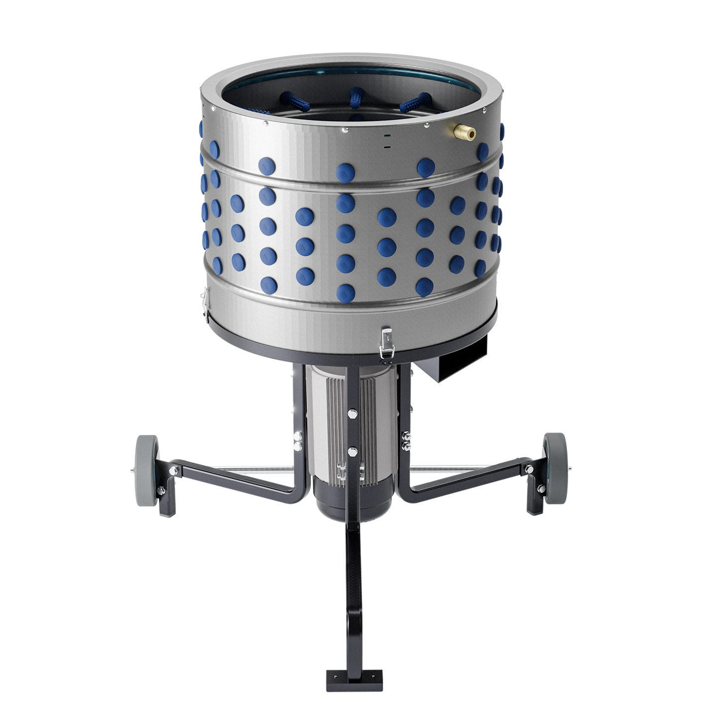 Deplumator pasari ZEP EU PRO C, 1500W, diametru 50 cm, 164 degete cauciuc, inox