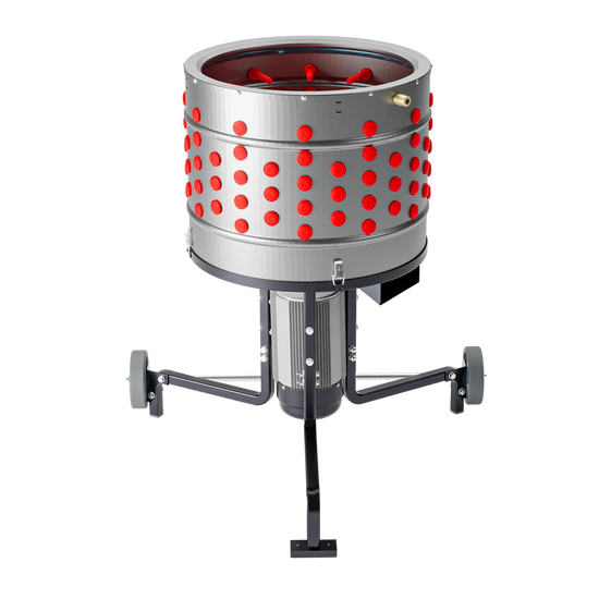 Deplumator pasari ZEP EU PRO B, 1500W, diametru 50 cm, 164 degete cauciuc, inox