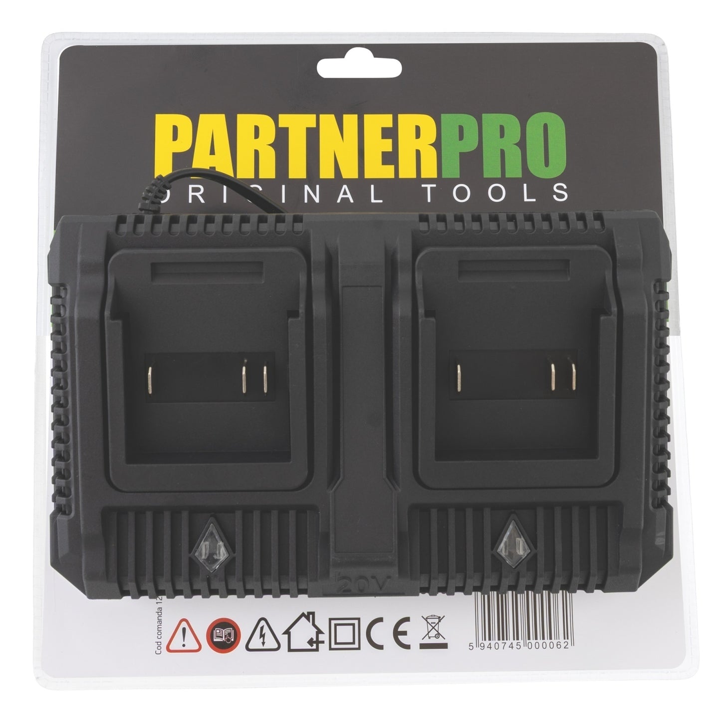 Incarcator Dublu PARTNERPRO PPC-2-4A, 220-240 V, 20V