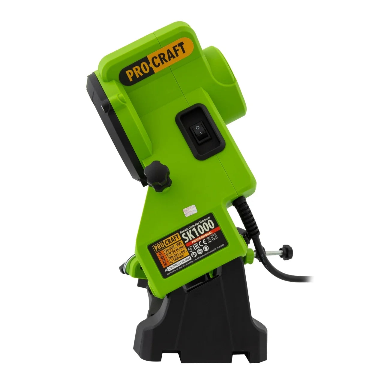 Masina Ascutit Lant Drujba ProCraft SK1000, 85W, 5000 RPM, Disc 105 mm, Reglaj 30°