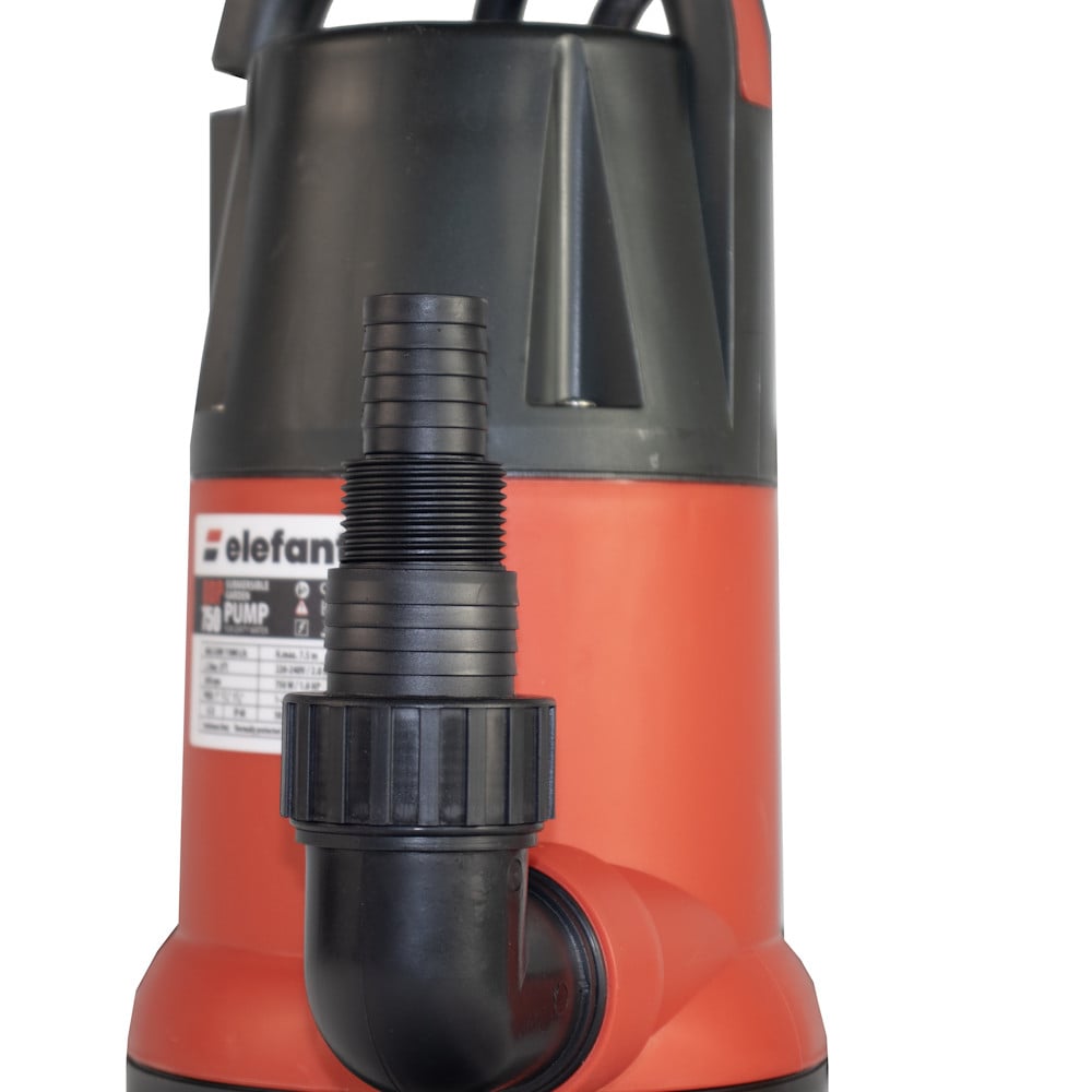 Pompa submersibila Elefant QDP750, 750W, 11000 L/h, 7.5m, apa murdara