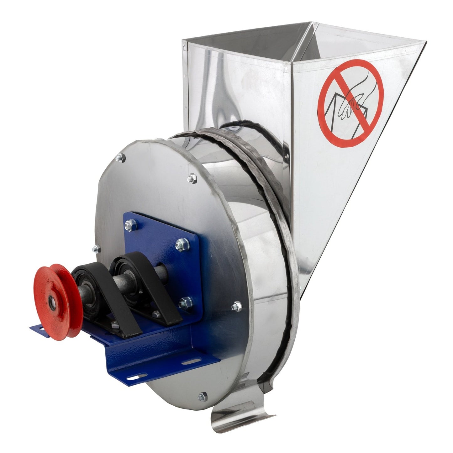 Razatoare manuala inox pentru fructe si legume, cuva 6 L, 140 kg/h, adaptabila motor