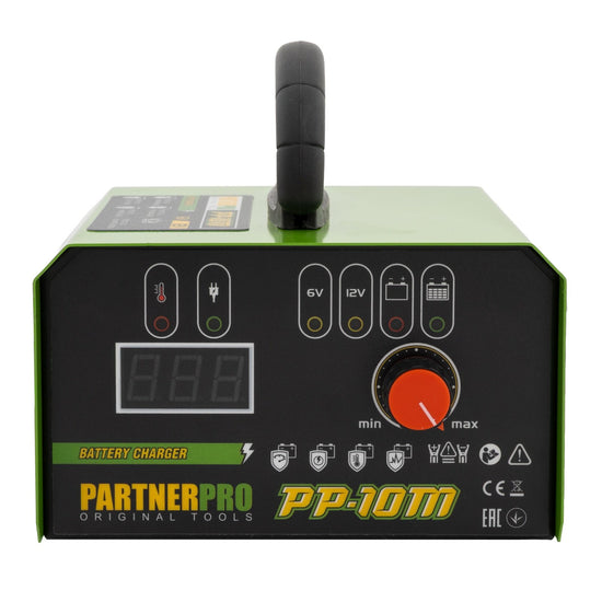 Redresor Auto PartnerPro PP-10M, 6/12V, 220V, pentru incarcat baterie auto