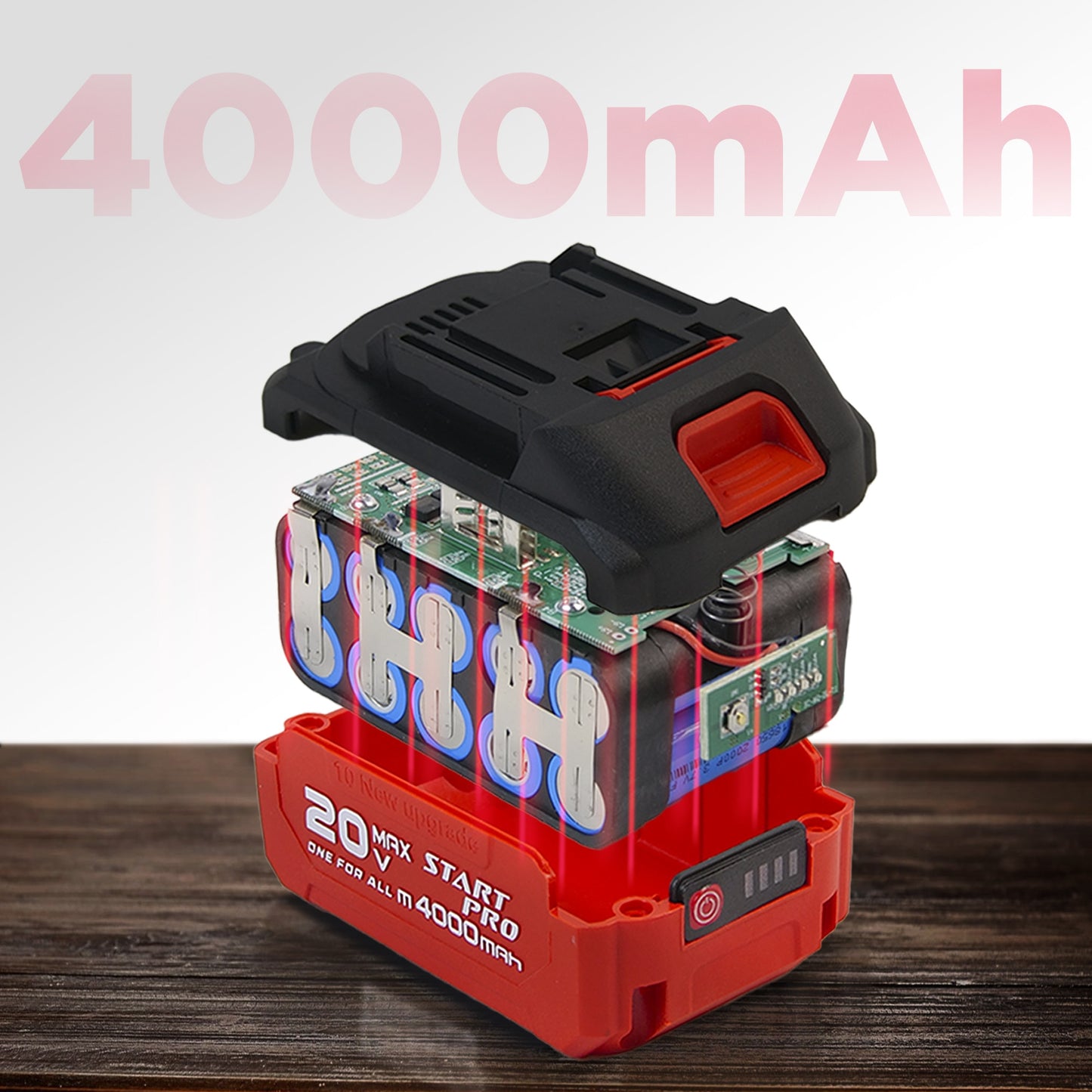 Aparat spalat presiune STARTPRO SCW2-21 20V, 27 bar, 4Ah, cu acumulator, incarcator, furtun 5m