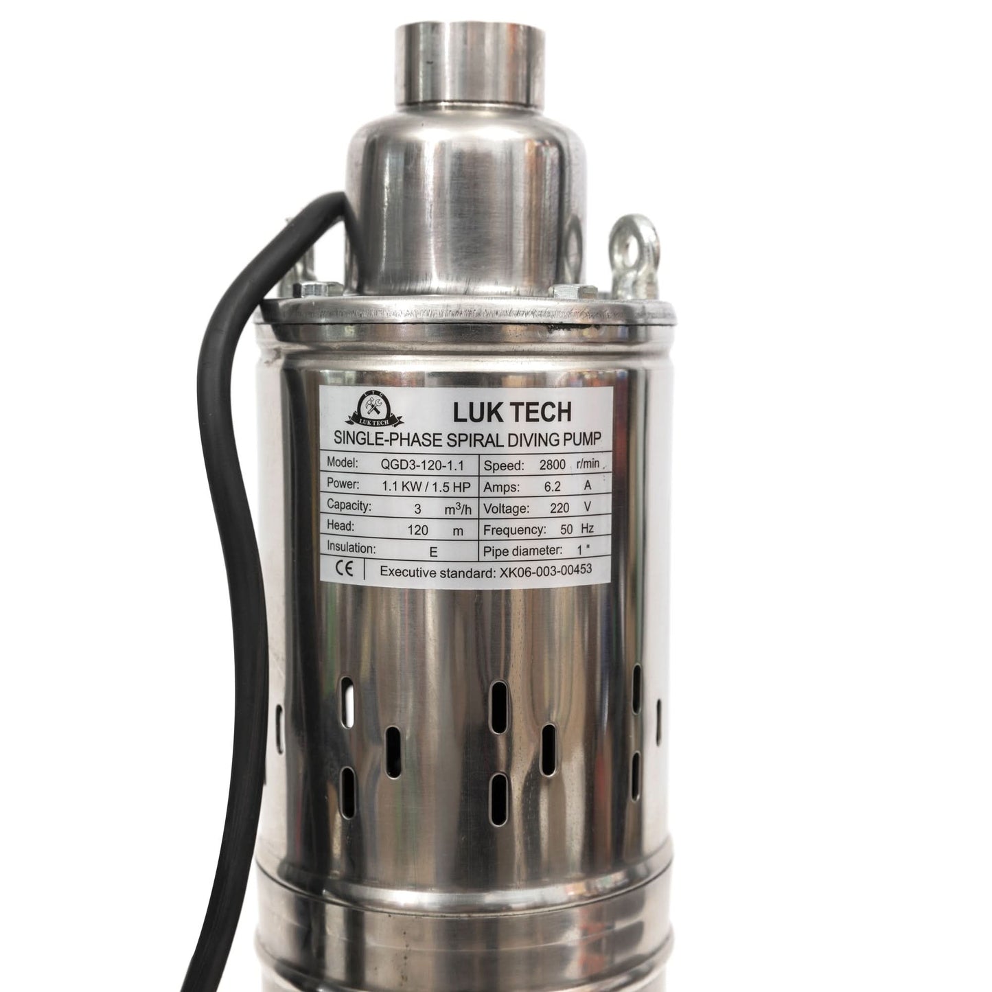 Pompa submersibila, Fermax, QGD120 , 1.1 kW, Inox, 3 m³/h, 120 m