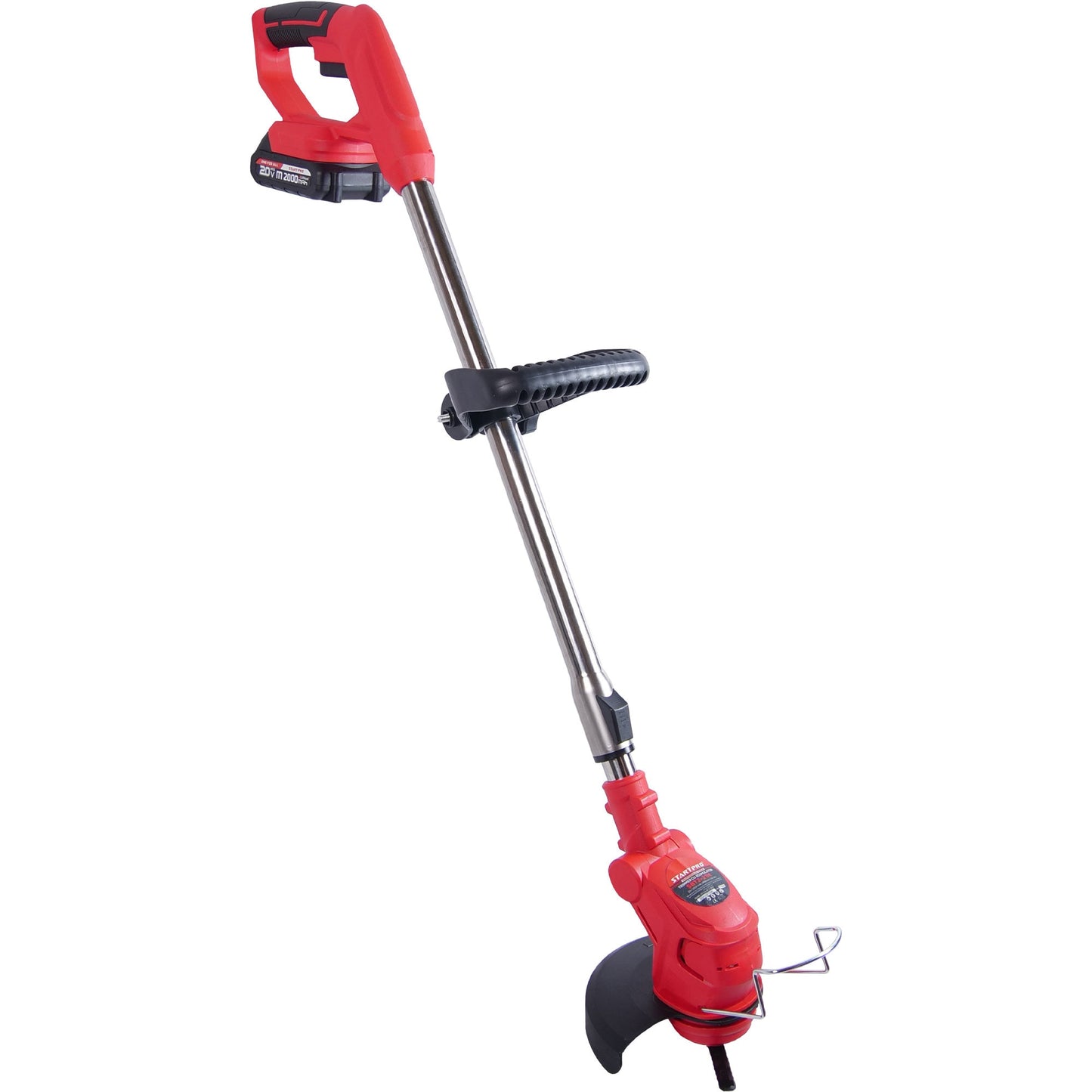 Motocoasa cu acumulator PROFESIONALA StartPro SBT2-21M, 20V, 2 acumulatori, 5000rpm, trimmer iarba 150mm, 8 accesorii