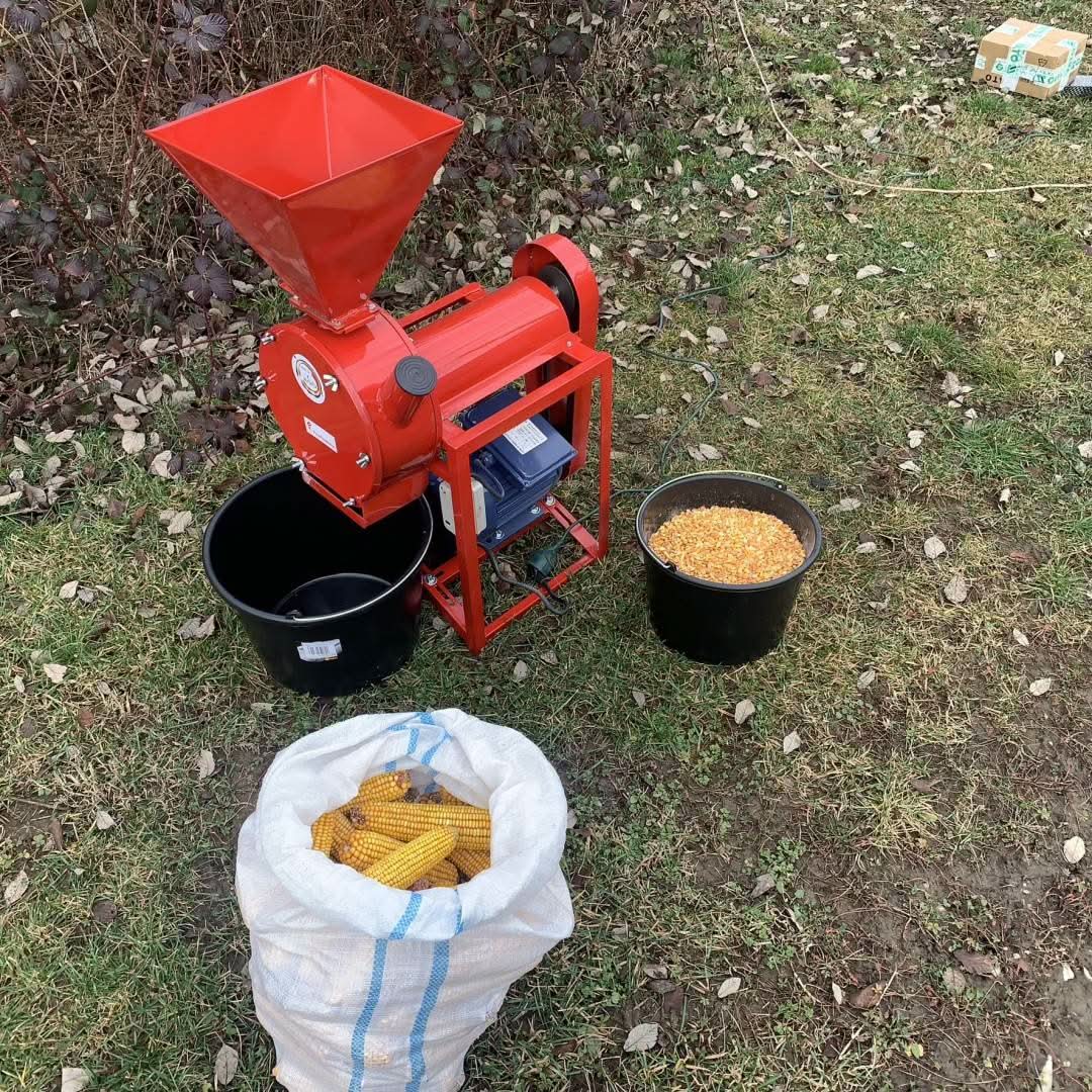 Moara cu ciocanele 2in1, pentru uruiala, Vivatechnix VMD-1055, 2.2 kW, 500 kg/h