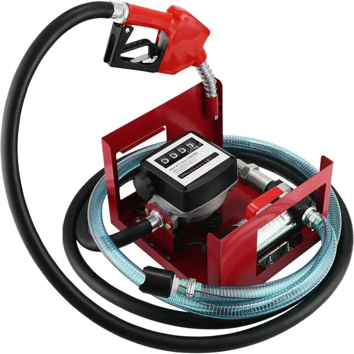 Pompa transfer diesel 550W, 60L/min, contor mecanic, pistol automat, 220V