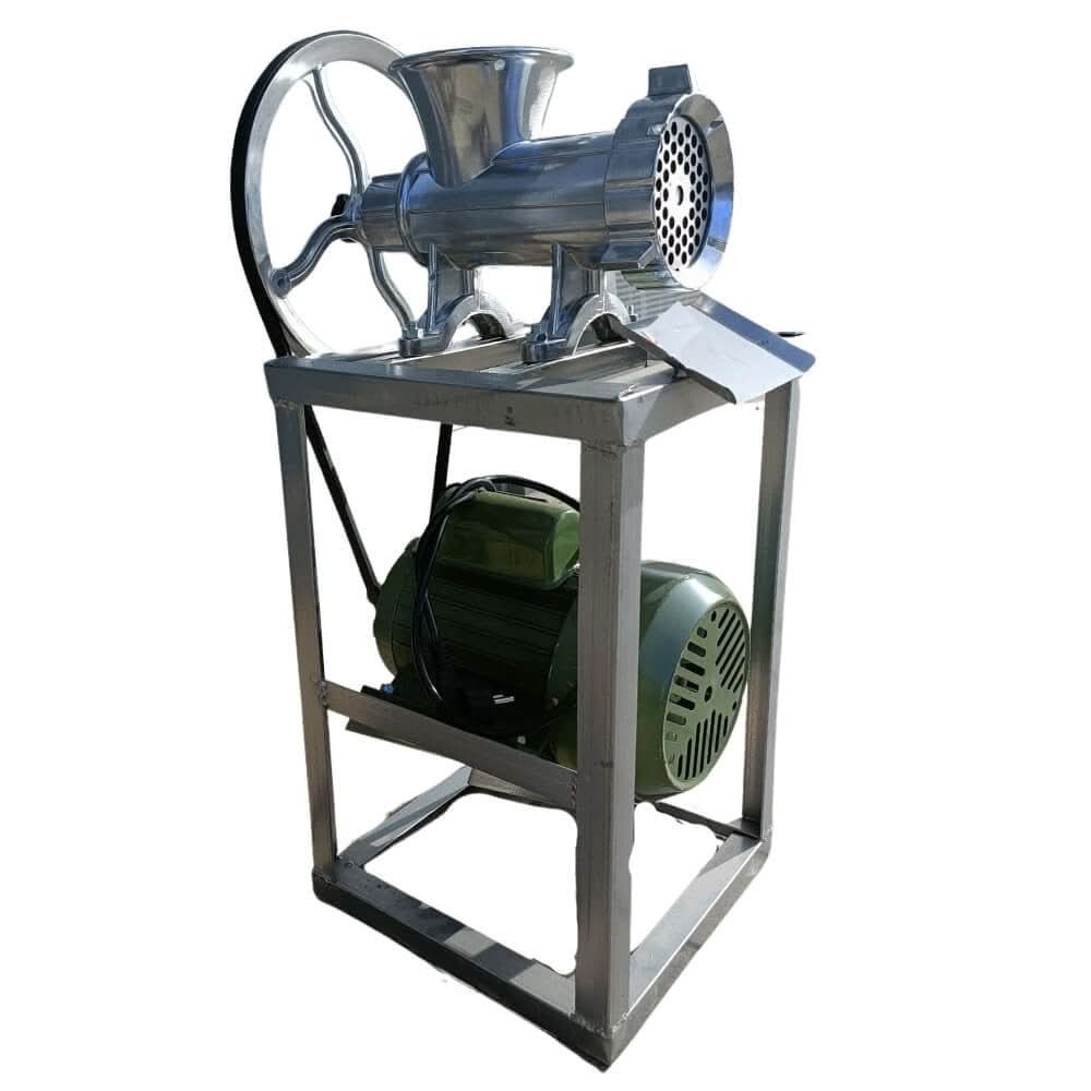 Masina de tocat carne electrica NR 32, aluminiu, motor 1500W, 2-5 kg/min, sita 8 mm