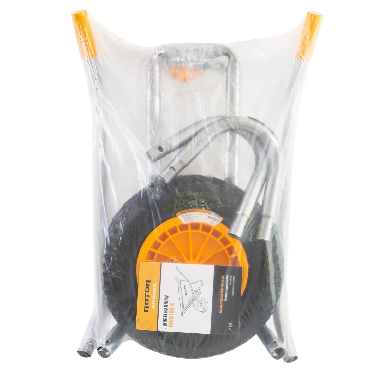 Roaba Cuva Plastic ROTOR RWB100-C, 100L, roata 400-8