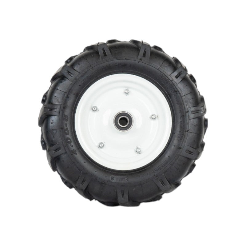 Roata motocultor PROFESIONAL 4.00-8 ax 20mm cu rulment Broman
