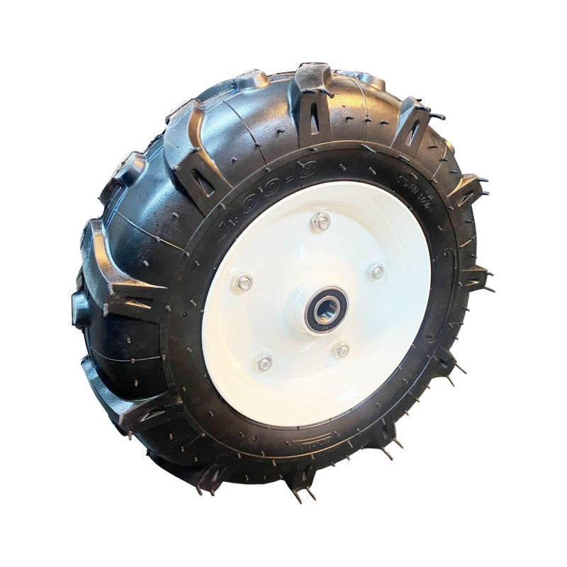 Roata motocultor PROFESIONAL 4.00-8 ax 20mm cu rulment Broman