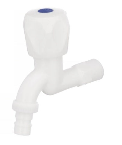 Robinet Apa Plastic Plamix Mono-002, alb, pentru instalatii sanitare