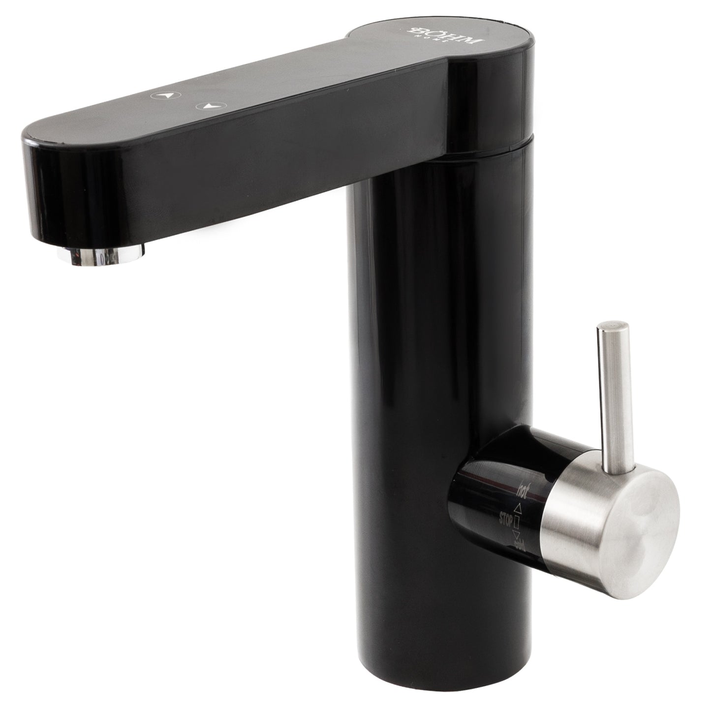 Robinet Electric Instant Bohm BY-8E-1B, 3000W, negru, afisaj digital, compact - imagine produs