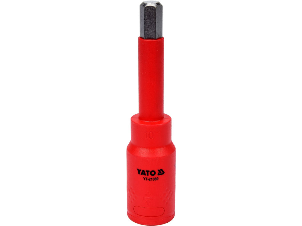 Bit Hexagonal VDE 10mm Adaptor 1/2 120mm Yato YT-21089