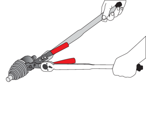 Cleste strangere colier articulatii 235mm Yato YT-0606 utilizare