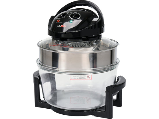 Cuptor cu Halogen 17L 1200-1400W 8 Functii Timer Negru Lund 67641