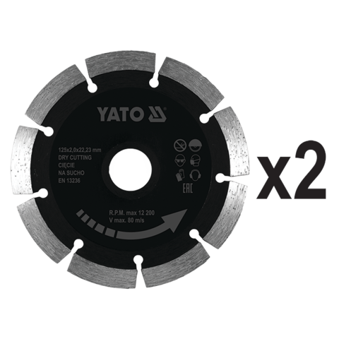 Debitator canale zidarie Yato YT-82015, 1700W, 125mm - imagine oficiala 2